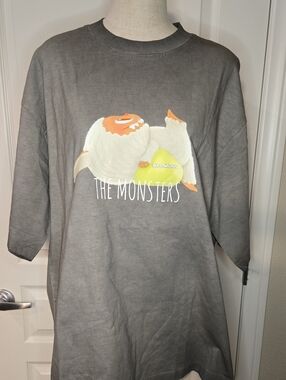 POP MART The Monsters Lazy Yoga Oversized Shirt